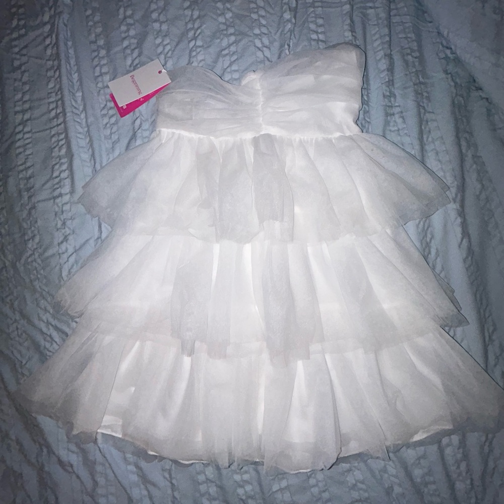 Beginning Boutique White Mini Dress
